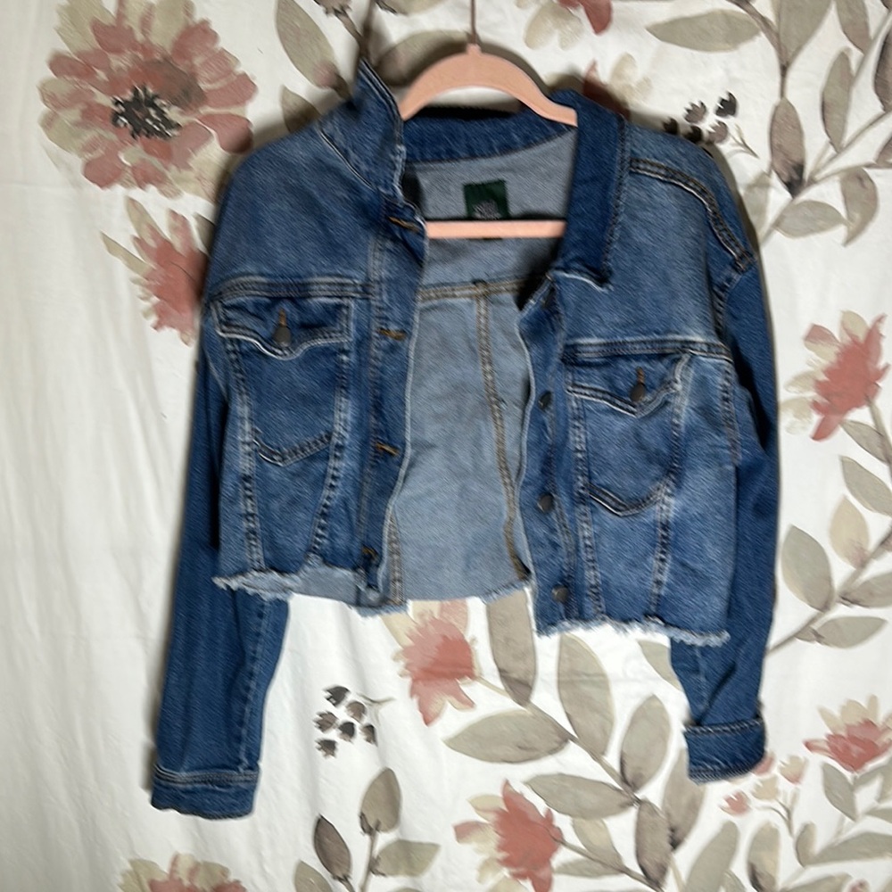 Denim Cropped Jacket
